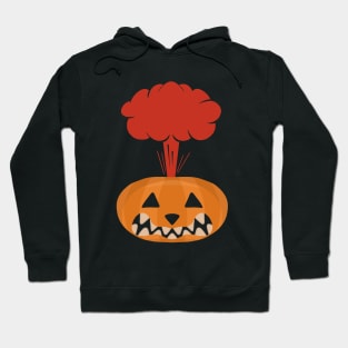 Mushroom cloud halloween pumpkin Hoodie